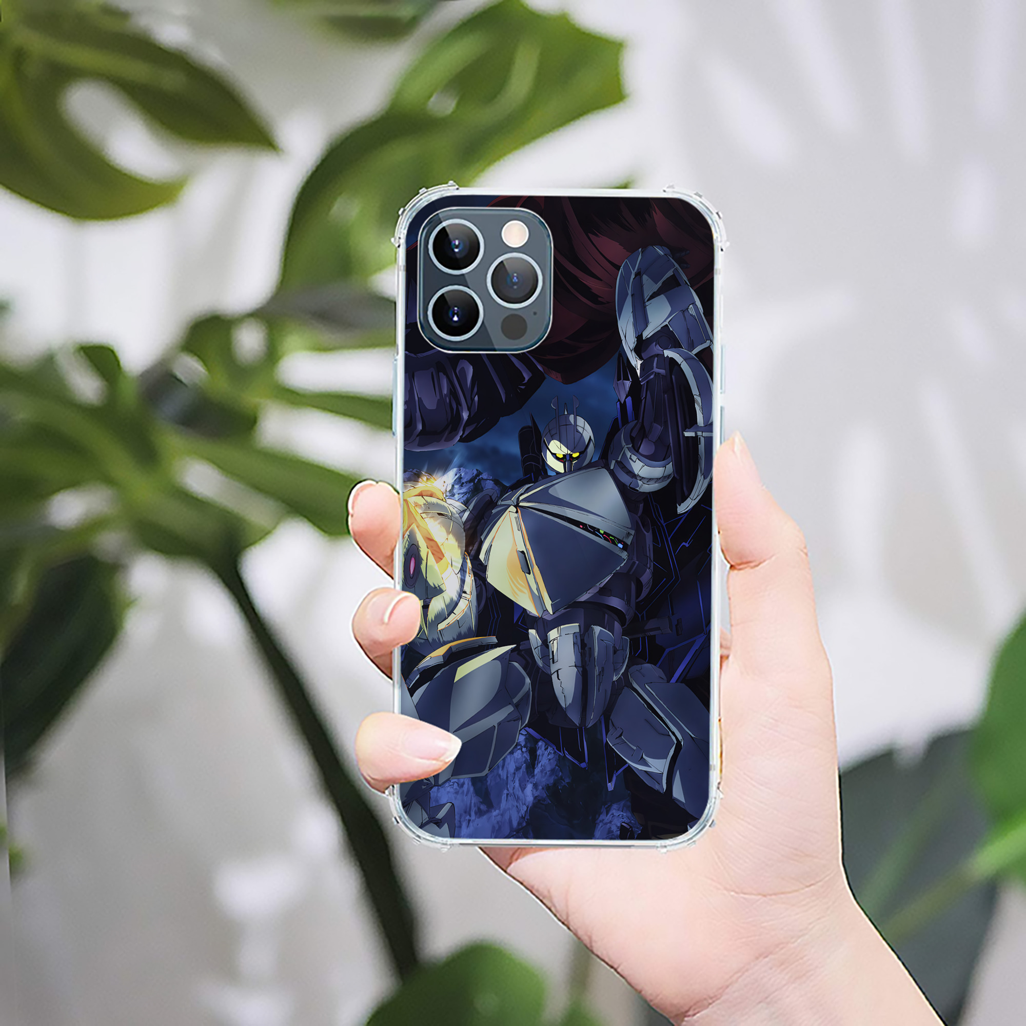 （画像用） 機動戦士ガンダム Mobile Suit Gundam 【iPhone 12シリーズ対応】透明スマホケース（クリアソフトケース）